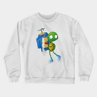 Cleaner Turtle Crewneck Sweatshirt